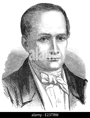 Nicéphore Niépce, ou Joseph 1765 - 1833, l'inventeur français d'héliographie Banque D'Images