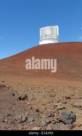 Subaru Telescope, Mauna Loa, Big Island, Hawaii, États-Unis d'Amérique. Banque D'Images