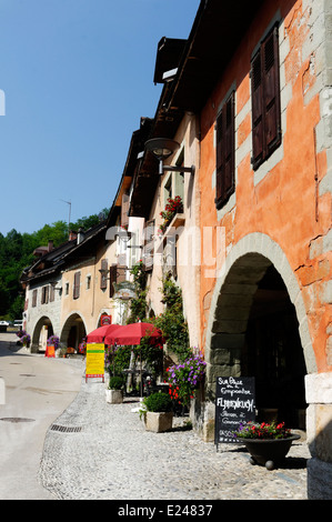 Le village d'Alby sur Chéran, près d'Annecy en France, Haute Savoie Banque D'Images