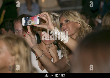 Taormina, Sicile, Italie. 15 Juin, 2014. Pamela Anderson participe à la 60e Taormina Film Fest le 15 juin 2014 à Taormina, Italie. Credit : Manuel Romano/NurPhoto ZUMAPRESS.com/Alamy/Live News Banque D'Images