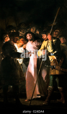 L'Arrestation du Christ 1798 Francisco de Goya y Lucientes 1746-1828 L'Espagnol Banque D'Images