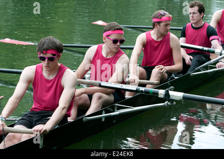 Cambridge peut bosses, Churchill College men's 8 Banque D'Images