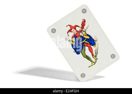 Joker jeu de carte Banque D'Images