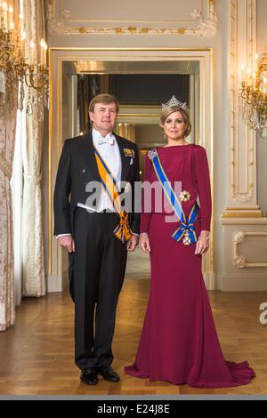 Inauguration du Roi Willem Alexander des Pays-Bas et de la Reine Maxima des Pays-Bas à Nieuwe Kerk. Où : Amsterdam, Pays-Bas Quand : 30 Avr 2013 Banque D'Images