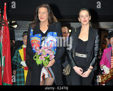 Cérémonie d'ouverture - Festival International du Cirque de Monte-Carlo 37e comprend : la Princesse Stéphanie de Monaco, Pauline Ducruet Où : Monte Carlo, Monaco Quand : 17 Jan 2013 Banque D'Images