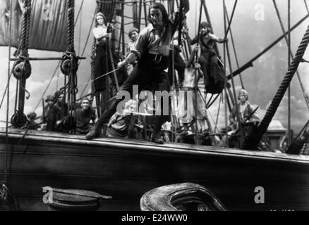 Errol Flynn dans ''Capitaine Blood'' (1935). Réalisé par Michael Curtiz avec Errol Flynn : Où : Etats-Unis Quand : 30 Jan 2013 Banque D'Images