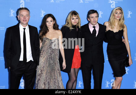 63e Festival International du Film de Berlin (Berlinale) - "The Look Of Love' - Photocall avec : Michael Winterbottom,Steve Coogan,Tamsin Egerton,Imogen Poots,Anna Friel Où : Berlin, Allemagne Quand : 10 févr. 2013 Banque D'Images