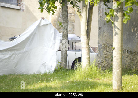 Le mariage de Halle Berry et Olivier Martinez au Chateau des Conde Vallery dans Halle Berry ET OLIVIER MARTINEZ TUE EN FRAN Banque D'Images