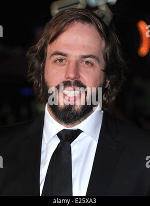 Première mondiale du film "District insidieux : Chapitre 2' à Universal CityWalk - Arrivées en vedette : ANGUS SAMPSON Où : Universal City, California, United States Quand : 10 août 2013 Banque D'Images