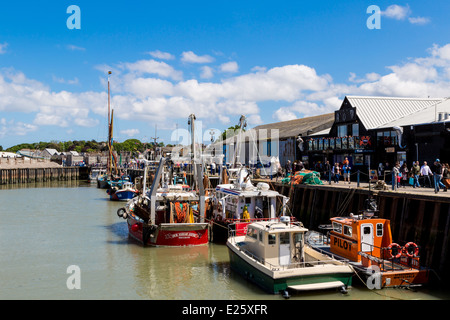 Port de Whitstable Kent, Angleterre Banque D'Images