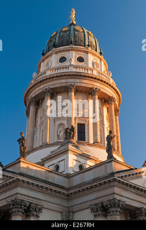 Cathédrale allemande Deutscher Dom aka Neue Kirche Nouvelle Église Gendarmenmarkt Berlin Allemagne Banque D'Images