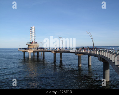 Brant Street Pier, Burlington, Ontario. Banque D'Images