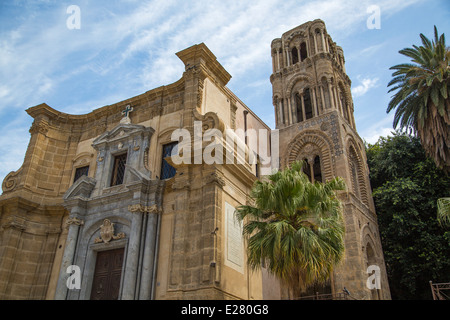 Église de Santa Maria dell'Ammiraglio (Martorana) à Palerme, Italie Banque D'Images