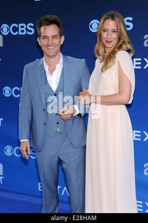 Los Angeles, Californie, USA. 16 Juin, 2014. Maury Sterling & Alexis Boozer arrive pour la premiere partie 'les' au California Science Center. Credit : Lisa O'Connor/ZUMAPRESS.com/Alamy Live News Banque D'Images