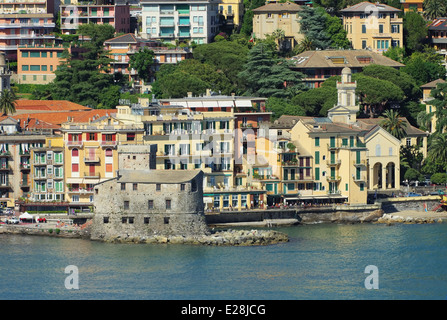 Rapallo Rapallo château Burg - 01 Banque D'Images