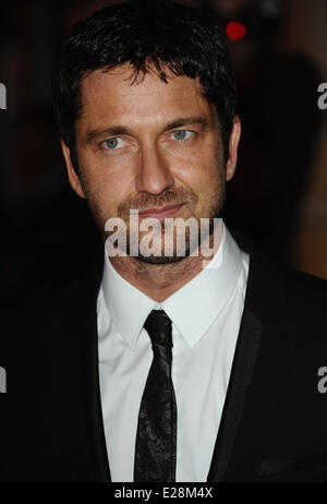 London, UK, UK. 4e août 2009. Gerard Butler assiste à la première UK de 'la vérité laide' à vue West End. © Ferdaus Shamim/ZUMA/ZUMAPRESS.com/Alamy fil Live News Banque D'Images