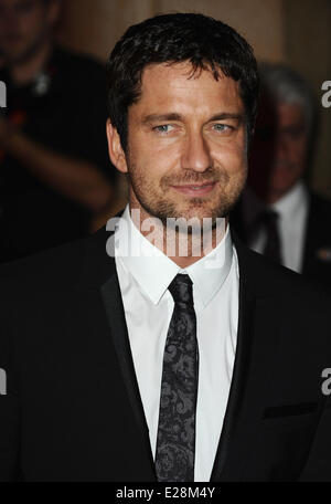 London, UK, UK. 4e août 2009. Gerard Butler assiste à la première UK de 'la vérité laide' à vue West End. © Ferdaus Shamim/ZUMA/ZUMAPRESS.com/Alamy fil Live News Banque D'Images