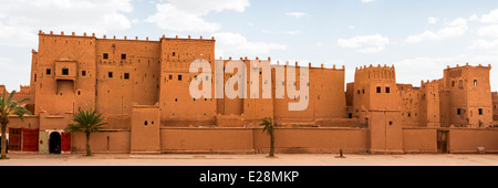 Avis de Taourirt à Ouarzazate, dans le sud, le Maroc, l'Afrique du Nord. Banque D'Images