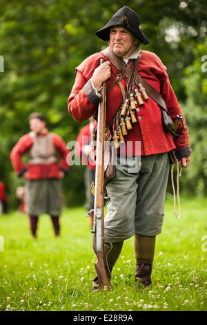 Guerre civile anglaise - Re-enactment Banque D'Images