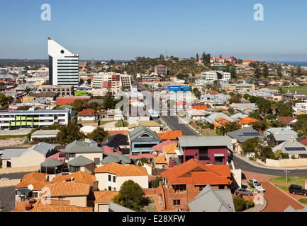 La ville de Bunbury à au sud de l'Marlston Hill Lookout en Australie de l'Ouest Banque D'Images