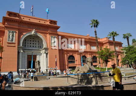 Le Musée des Antiquités égyptiennes, Le Caire, Egypte Banque D'Images