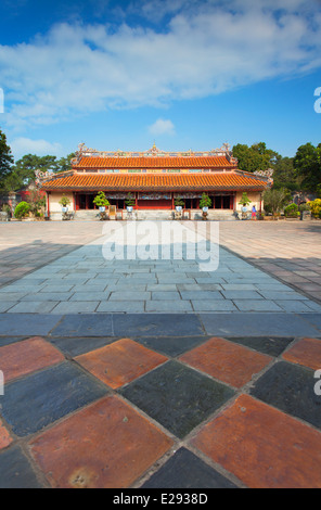 Tombeau de Minh Mang (Site du patrimoine mondial de l'UNESCO), de teinte, de Thua Thien-Hue, Vietnam Banque D'Images