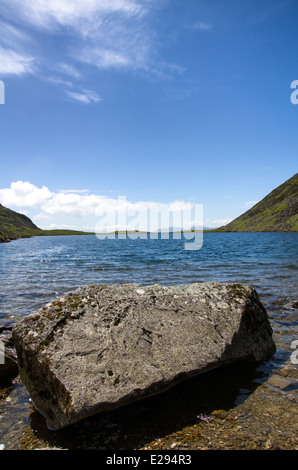 Manod Lac à Blaenau Ffestiniog, Gwynedd Banque D'Images