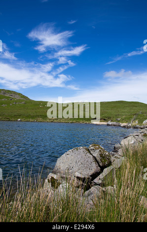 Manod Lac à Blaenau Ffestiniog, Gwynedd Banque D'Images