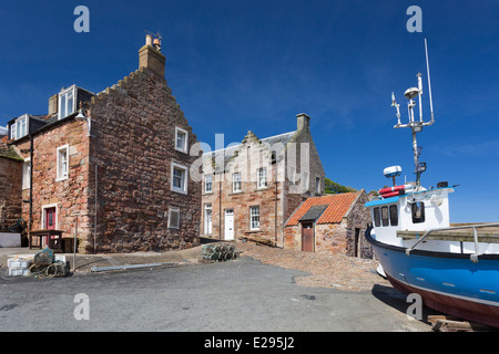 Le village de pêcheurs de Crail dans l'East Neuk de Fife Banque D'Images