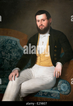 Portrait du Marquis de Bejons Esquivel PAR Suarez de Urbina, Antonio Maria 1806 - 1857 Espagnol Espagne Banque D'Images