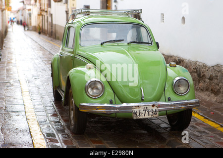 Bug Volkswagen à Cusco, Pérou, Amérique du Sud Banque D'Images