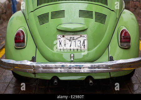 Bug Volkswagen à Cusco, Pérou, Amérique du Sud Banque D'Images