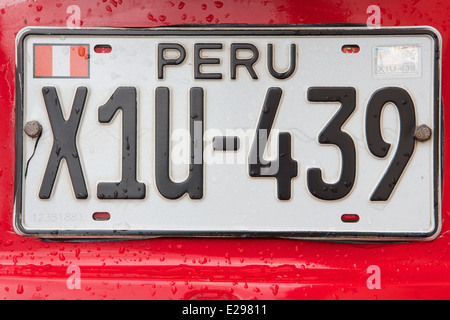 Bug Volkswagen à Cusco, Pérou, Amérique du Sud Banque D'Images