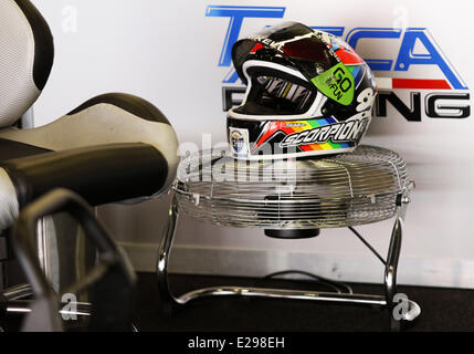 Barcelone, Espagne. 17 Juin, 2014. Barcelone Espagne Jun -17. tests tenue à Barcelona-Catalunya circuit, le 17 juin 2014 Photo : Joan Valls/Urbanandsport Nurphoto / © Joan Valls/NurPhoto ZUMAPRESS.com/Alamy/Live News Banque D'Images