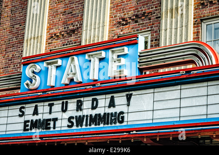 State Theatre, 220 N Washington St, Falls Church, Virginie Banque D'Images