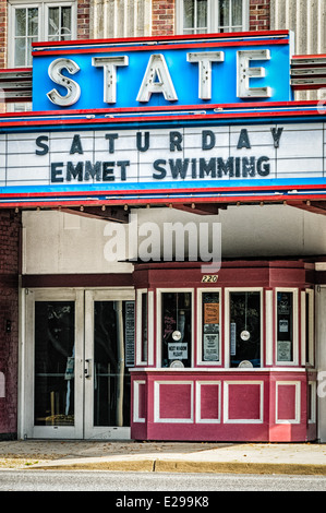 State Theatre, 220 N Washington St, Falls Church, Virginie Banque D'Images