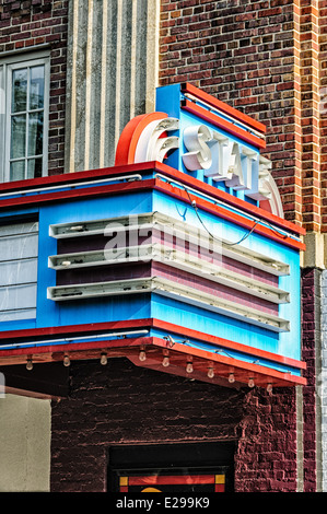 State Theatre, 220 N Washington St, Falls Church, Virginie Banque D'Images