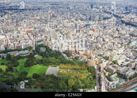 Jardin National de Shinjuku Gyoen, Tokyo, Japon Banque D'Images