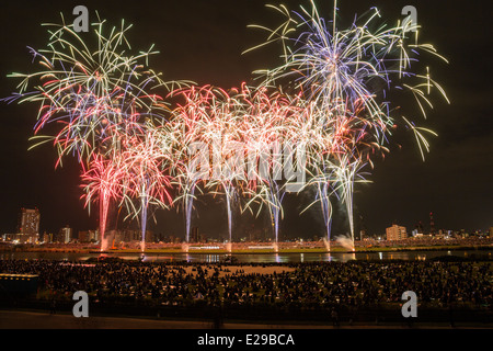 Adachi Adachi, Fireworks Festival, Tokyo, Japon Banque D'Images