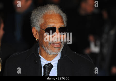 London, UK, UK. Jan 31, 2010. Morgan Freeman assiste à la première du film britannique 'Invictus' à Odéon West End. © Ferdaus Shamim/ZUMA/ZUMAPRESS.com/Alamy fil Live News Banque D'Images