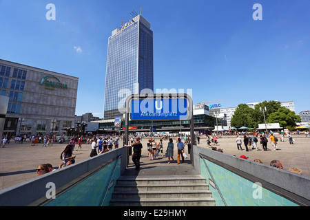 Alexanderplatz, Berlin, Allemagne Banque D'Images