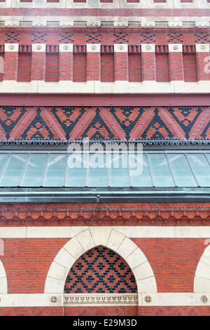 Détail de la décoration, la Pennsylvania Academy of the Fine Arts, Philadelphia, Pennsylvania, USA Banque D'Images