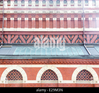 Détail de la décoration, la Pennsylvania Academy of the Fine Arts, Philadelphia, Pennsylvania, USA Banque D'Images