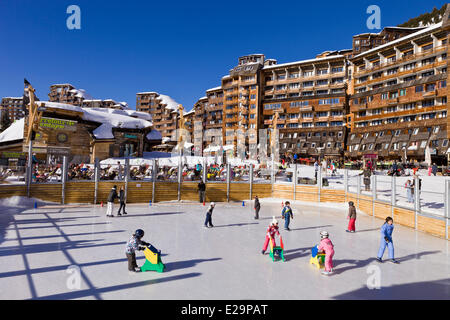 France, Haute Savoie, Avoriaz Banque D'Images