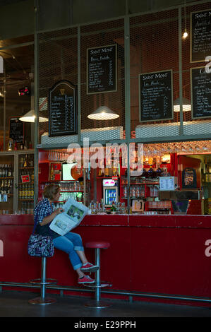 France, Loire Atlantique, Nantes, capitale verte européenne 2013, le lieu unique, l'ancienne usine de biscuits Lu converti en un Banque D'Images