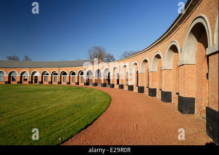 Belgique, Wallonie, Hainaut, Bruxelles, Le Grand Hornu, grand site classé au Patrimoine Mondial par l'UNESCO, Musée d'art contemporain Banque D'Images