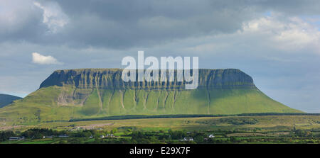 Comté de Sligo, Irlande, pays de Yeats, Ben Bulben mountain Banque D'Images