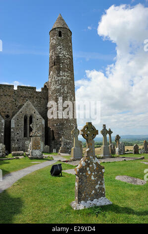 L'Irlande, comté de Tipperary, Le Rock of Cashel Banque D'Images