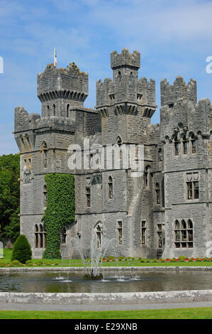 L'Irlande, dans le comté de Mayo, Cong, Ashford castle Banque D'Images