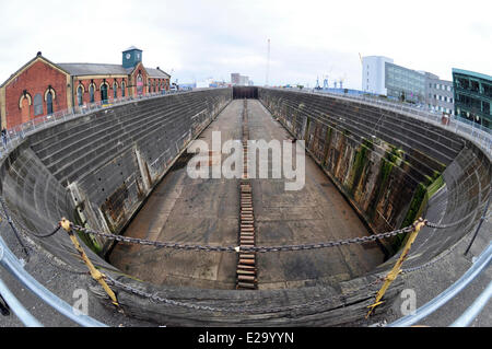 Royaume-uni, Irlande du Nord, Belfast, la célébration du centenaire du Titanic en 2012, le nouveau quartier du Titanic Banque D'Images